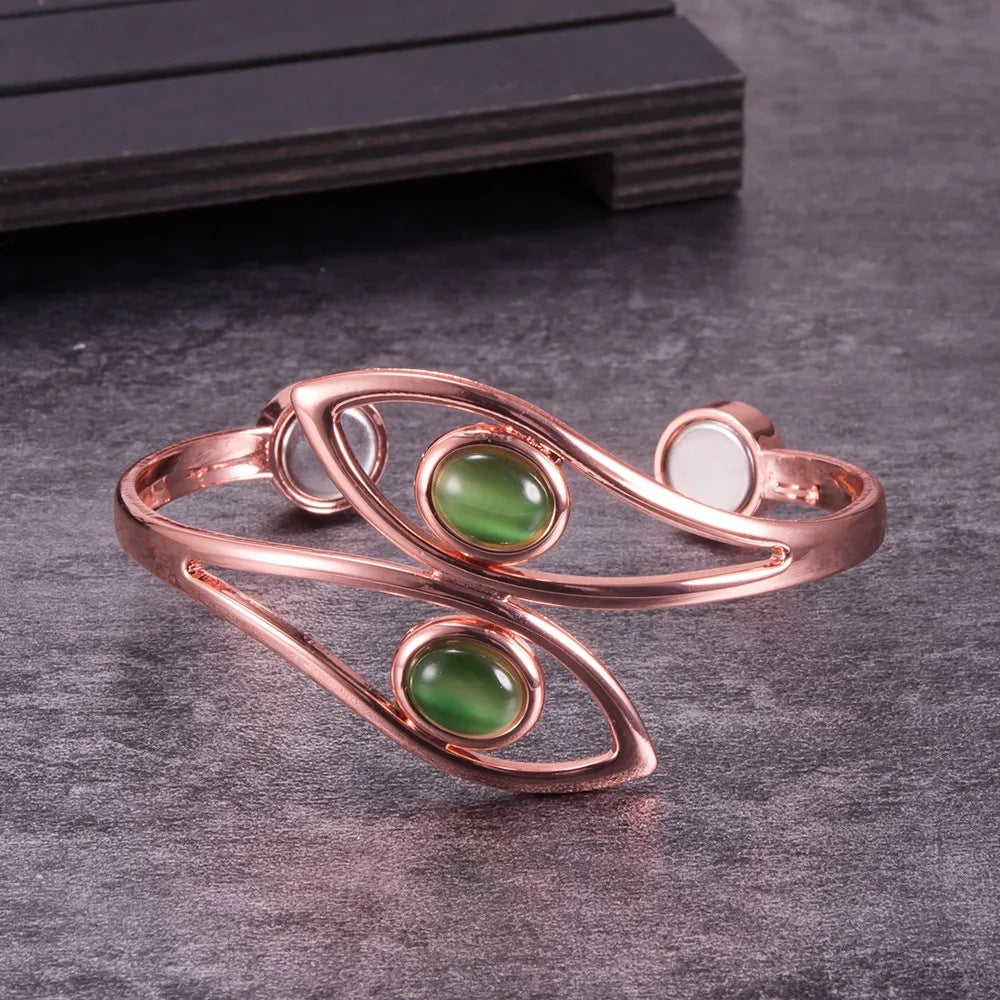 green opal magnetic bracelet|etherealforher.com/