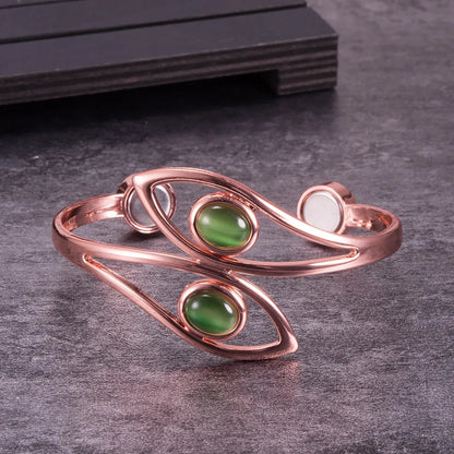 green opal magnetic bracelet|etherealforher.com/