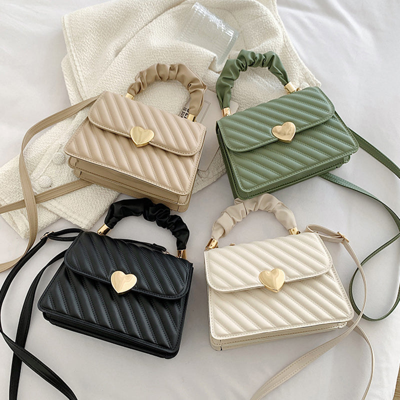 Love Metal Chain Shoulder Bag|etherealforher.com/