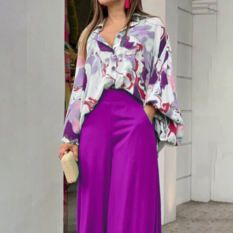 printed wide leg pants|etherealforher.com/