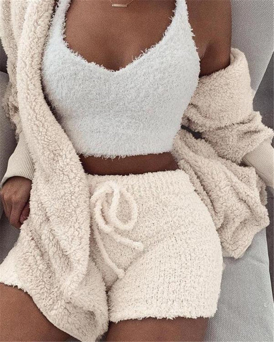 3 piece pajama set for women|etherealforher.com/