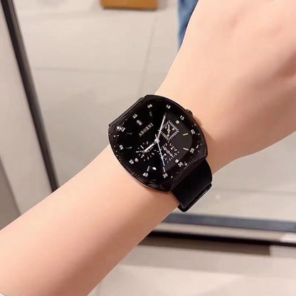 women's waterproof square watch|etherealforher.com/