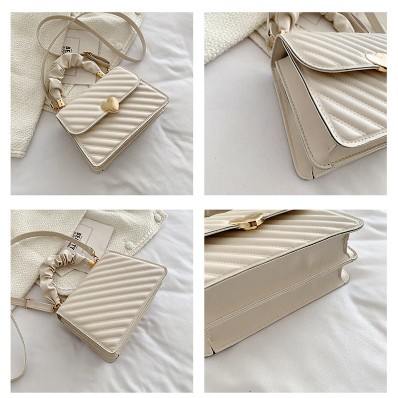 Love Metal Chain Shoulder Bag|etherealforher.com/