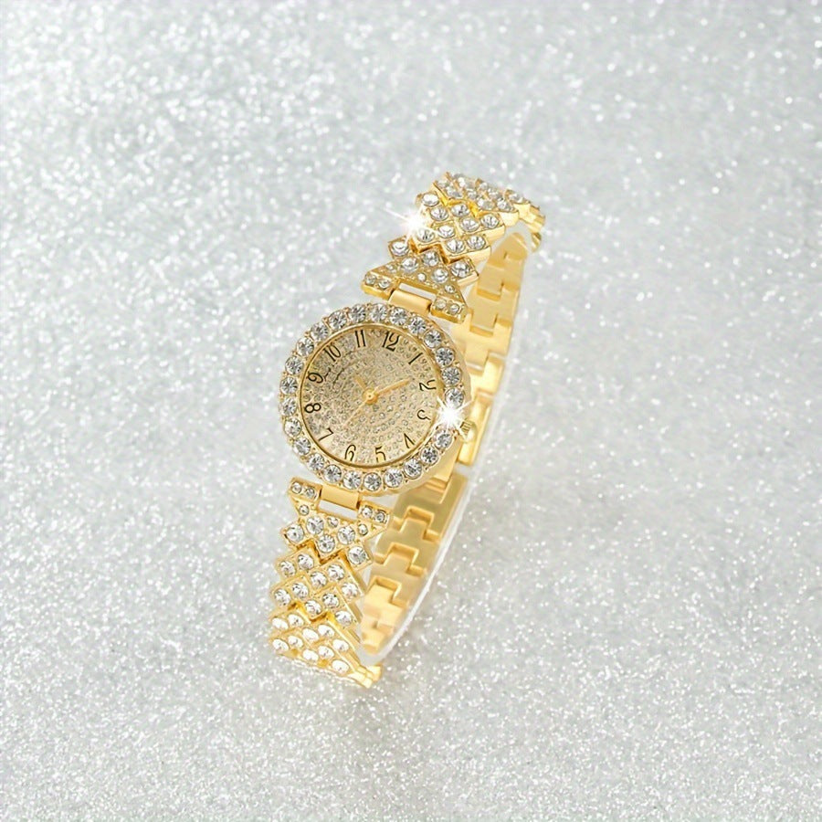 womens diamond watch and bracelet set|etherealforher.com/