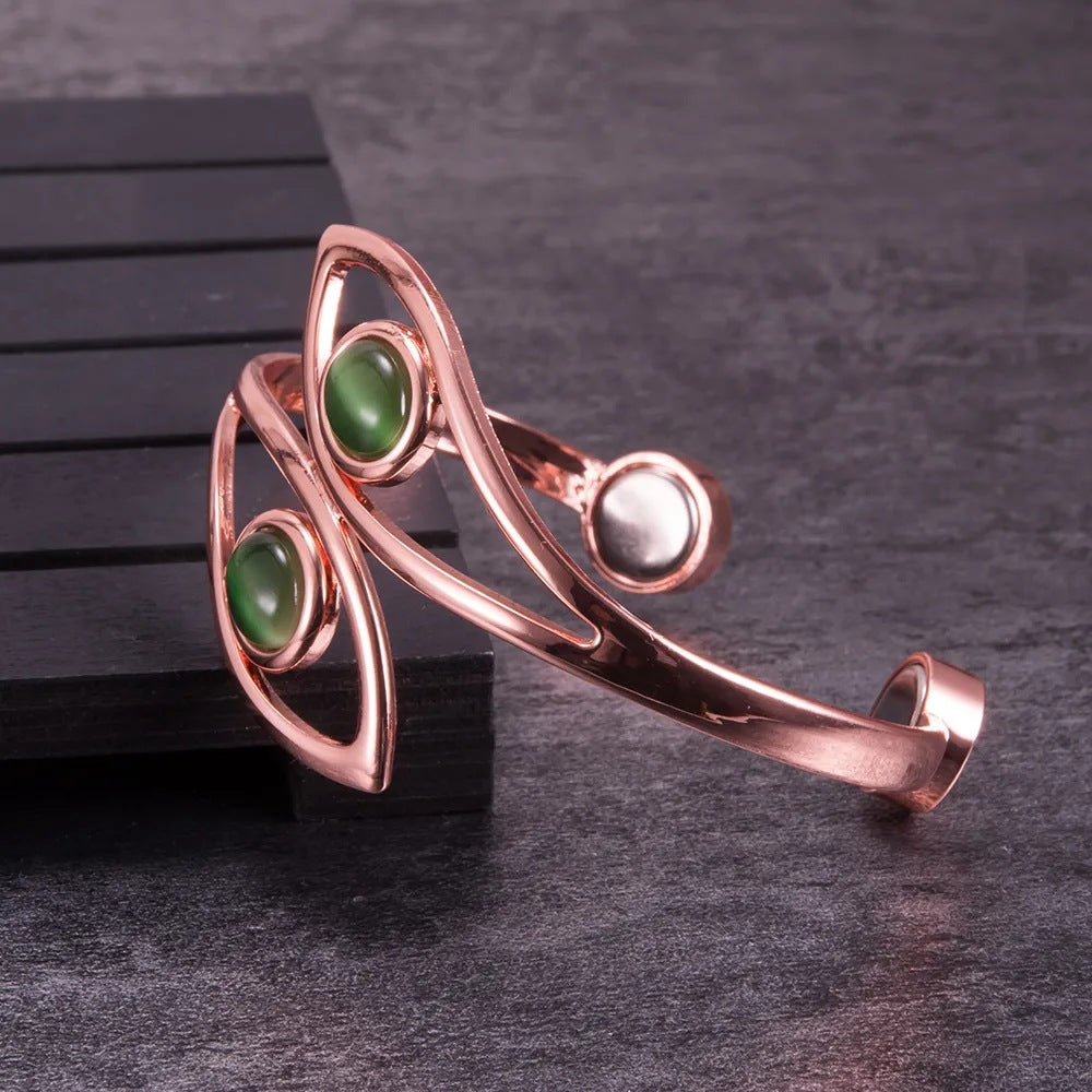 green opal magnetic bracelet|etherealforher.com/