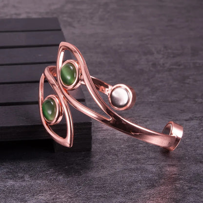 green opal magnetic bracelet|etherealforher.com/