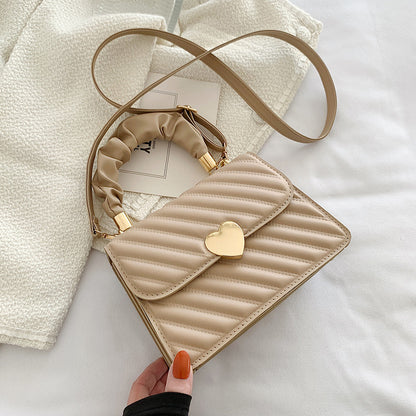 Love Metal Chain Shoulder Bag|etherealforher.com/