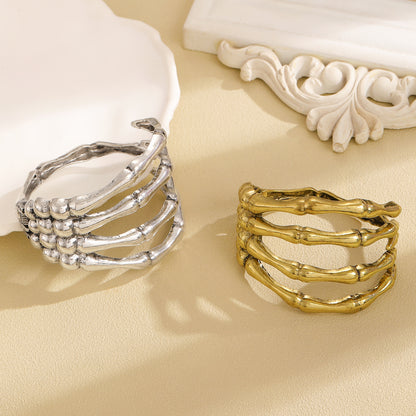 women's skull paw bracelet|etherealforher.com/