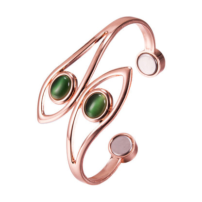 green opal magnetic bracelet|etherealforher.com/