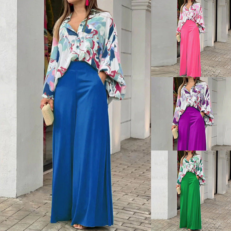 printed wide leg pants|etherealforher.com/