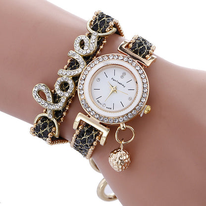 womens crystal love bracelet watch|etherealforher.com/