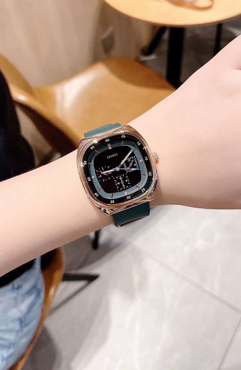 women's waterproof square watch|etherealforher.com/
