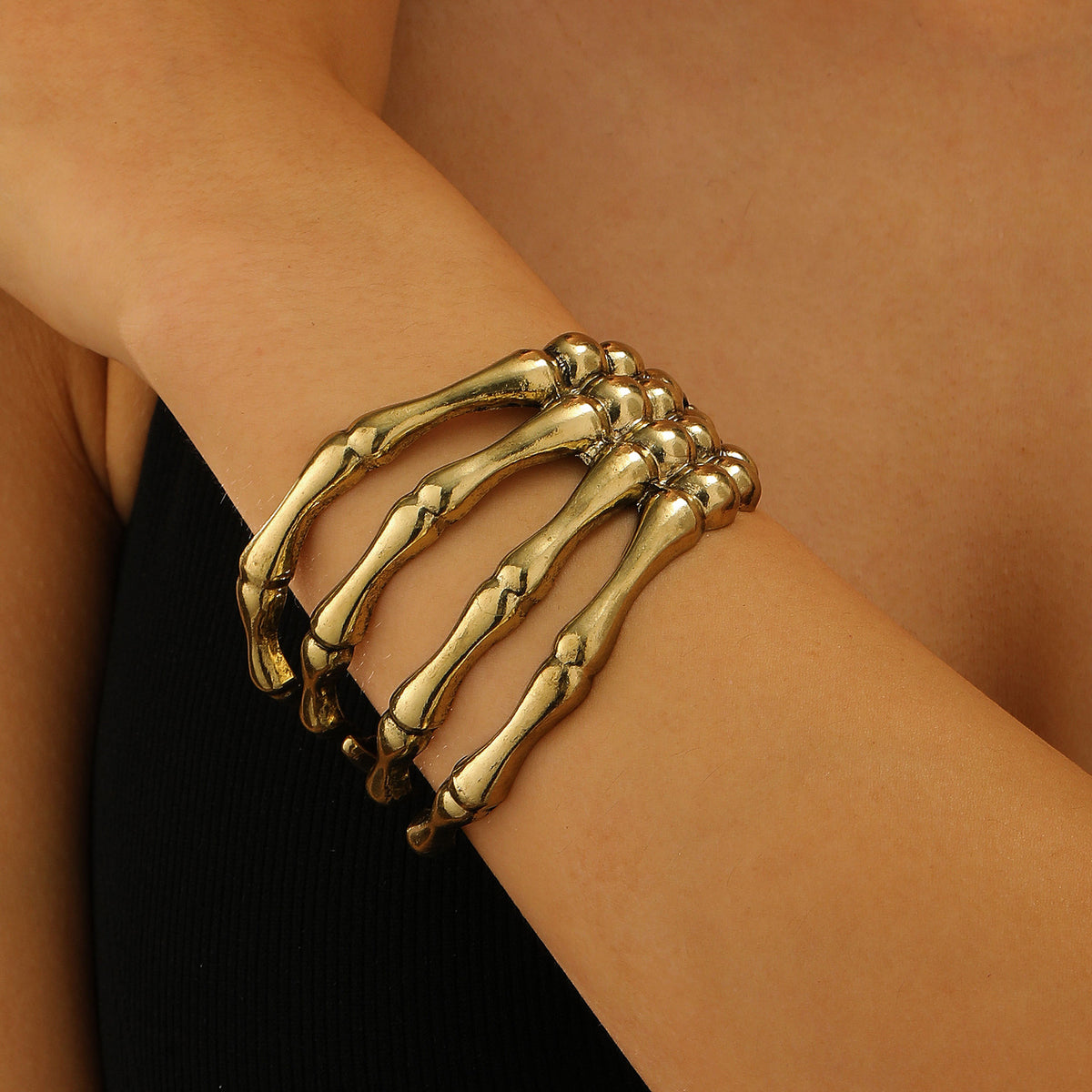 women's skull paw bracelet|etherealforher.com/