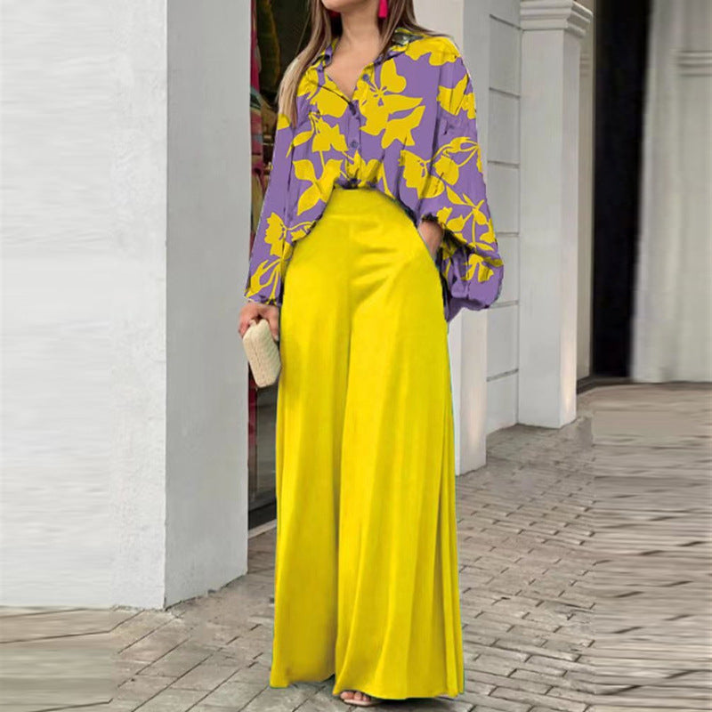 printed wide leg pants|etherealforher.com/