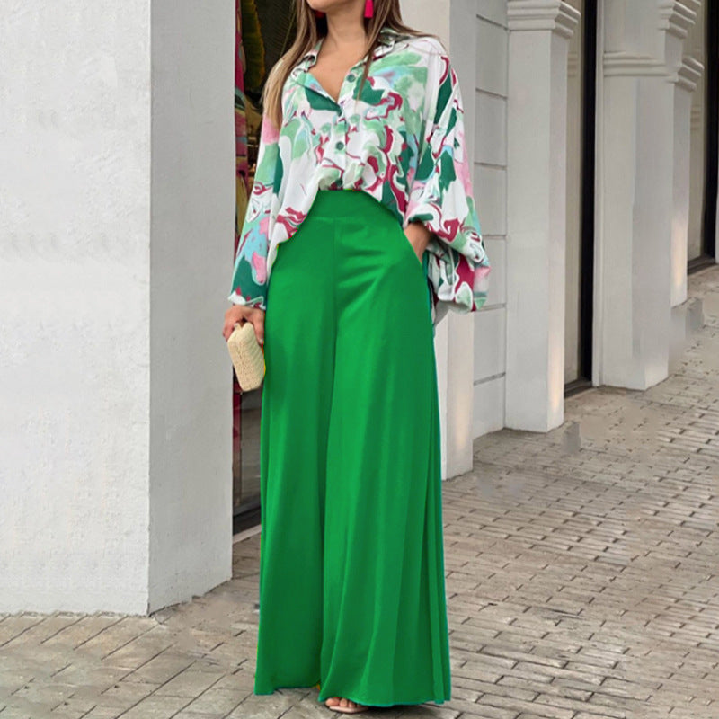 printed wide leg pants|etherealforher.com/