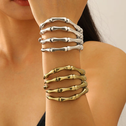 women's skull paw bracelet|etherealforher.com/
