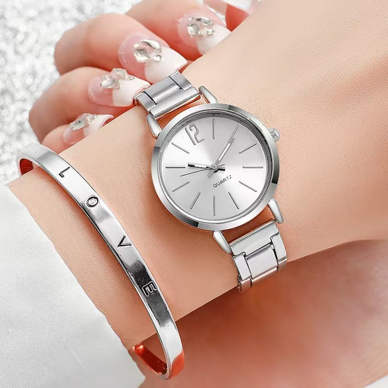 minimalist watch and bracelet set|etherealforher.com/