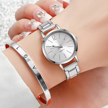 minimalist watch and bracelet set|etherealforher.com/