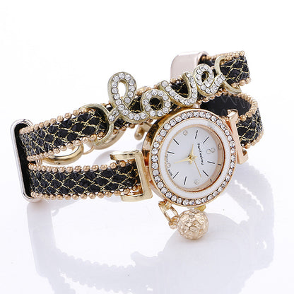 womens crystal love bracelet watch|etherealforher.com/